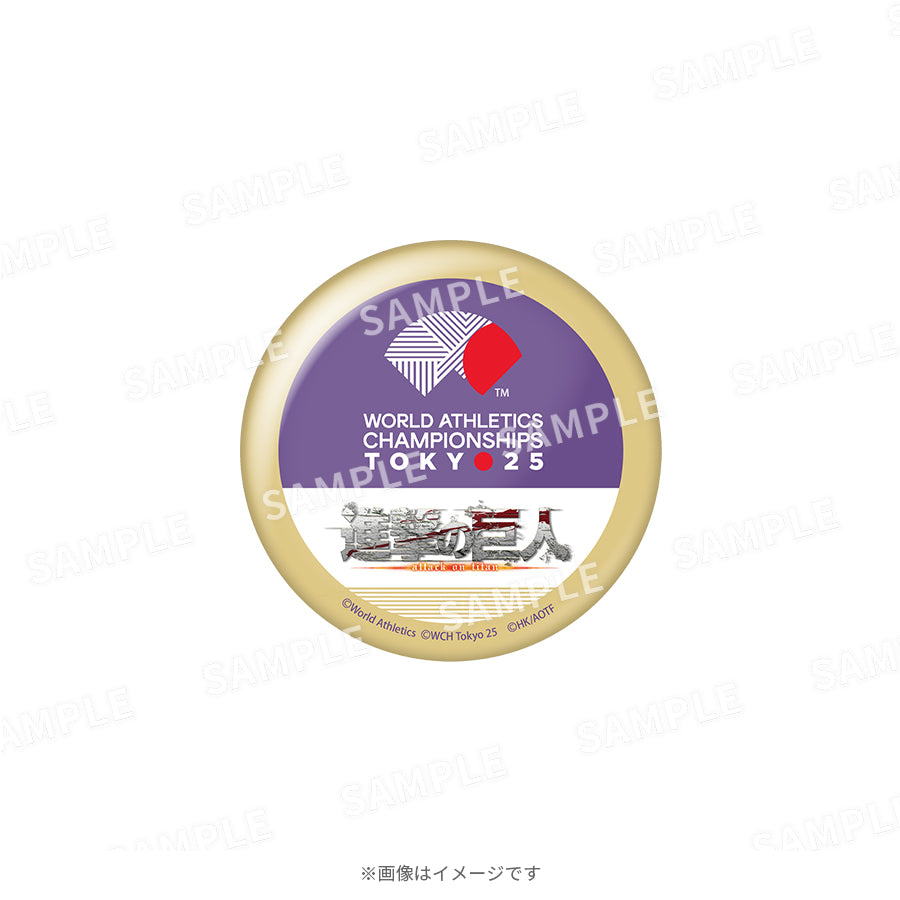 WCH TOKYO 25 缶バッジ6個セット(進撃の巨人)