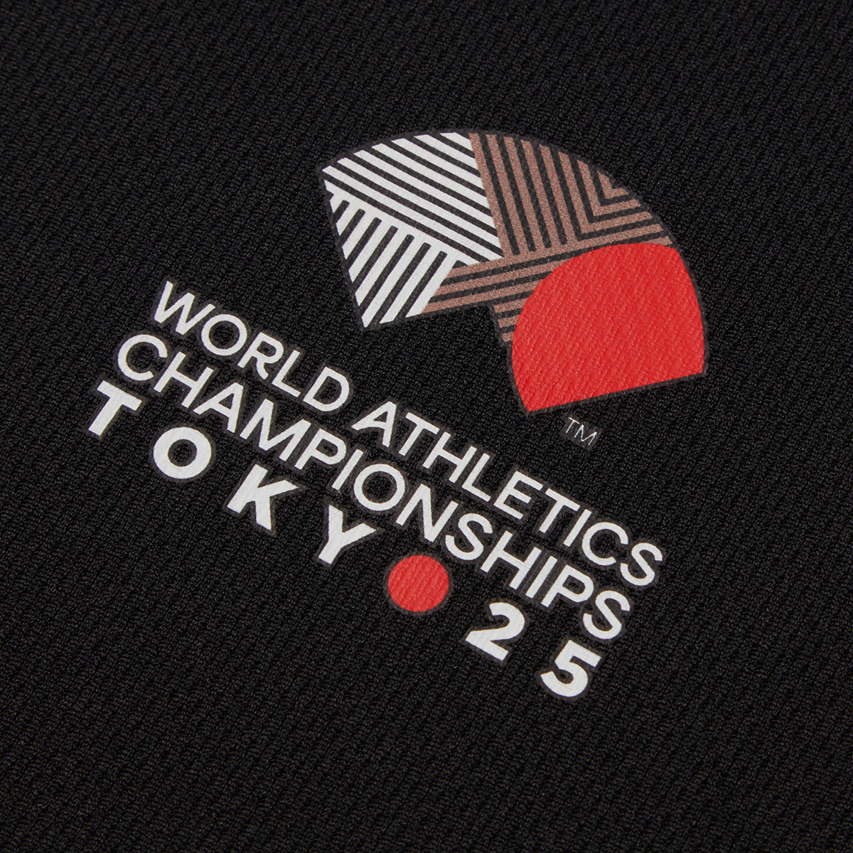 WCH TOKYO 25 ポロシャツ ロゴ 01 ブラック