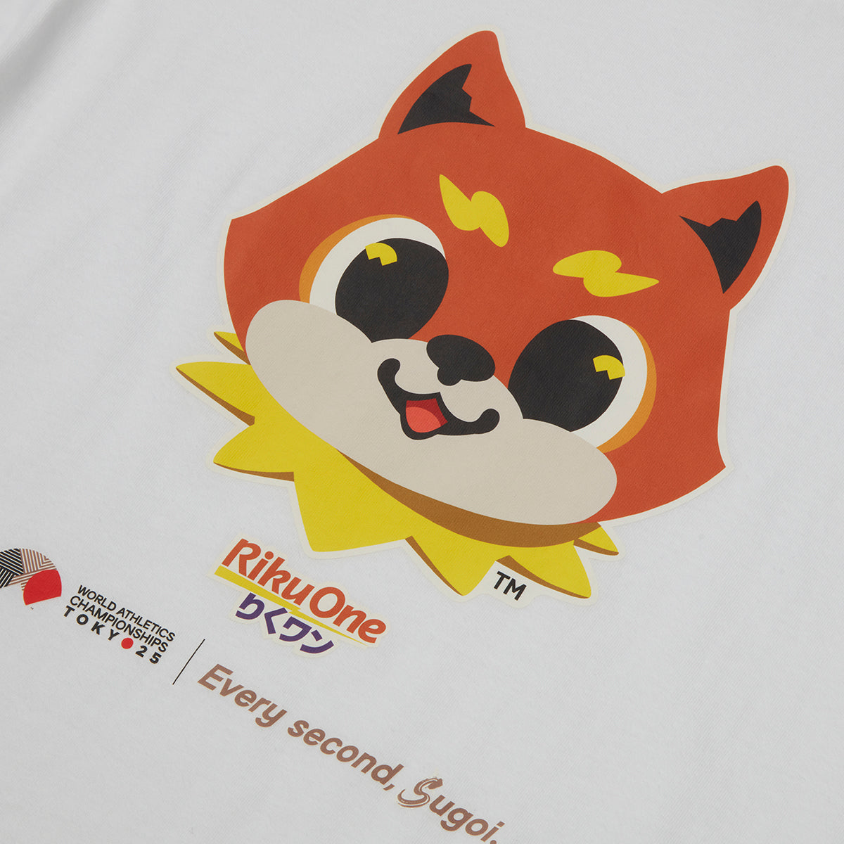 WCH TOKYO 25 Tシャツ マスコット 02 ホワイト