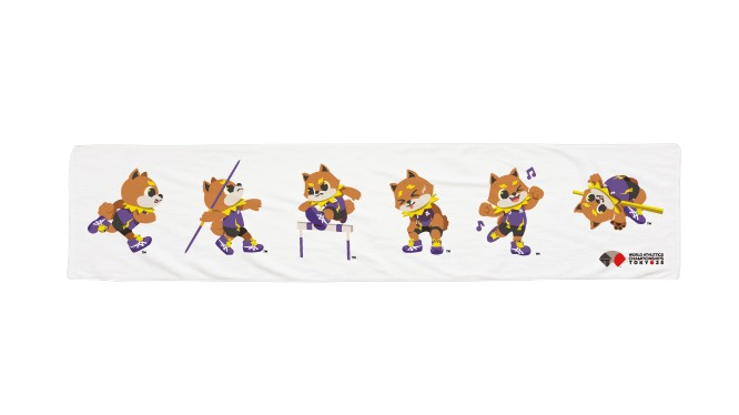 WCH TOKYO 25 Face Towel Mascot 01