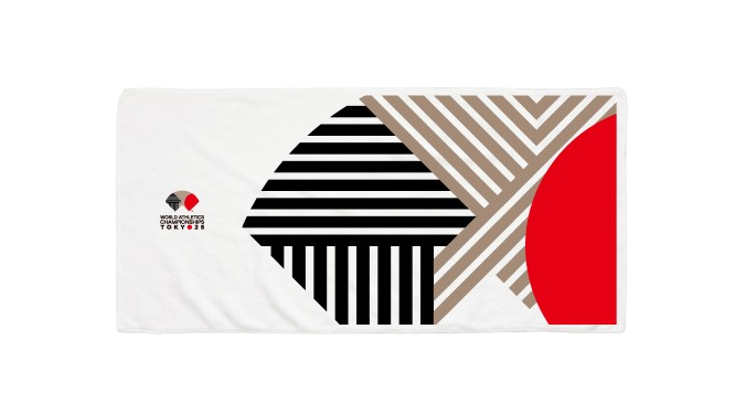 WCH TOKYO 25 フェイスタオル ロゴ AD