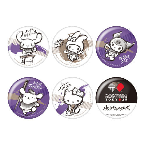 WCH TOKYO 25 缶バッジ6個セット（サンリオキャラクターズ