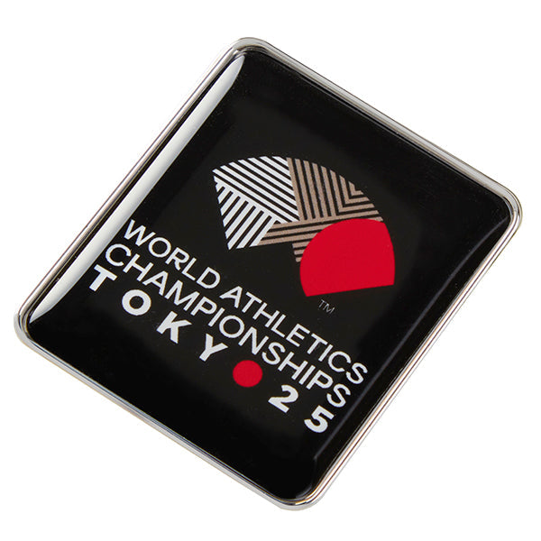 WCH TOKYO 25 ピンバッジ ロゴ 01 黒