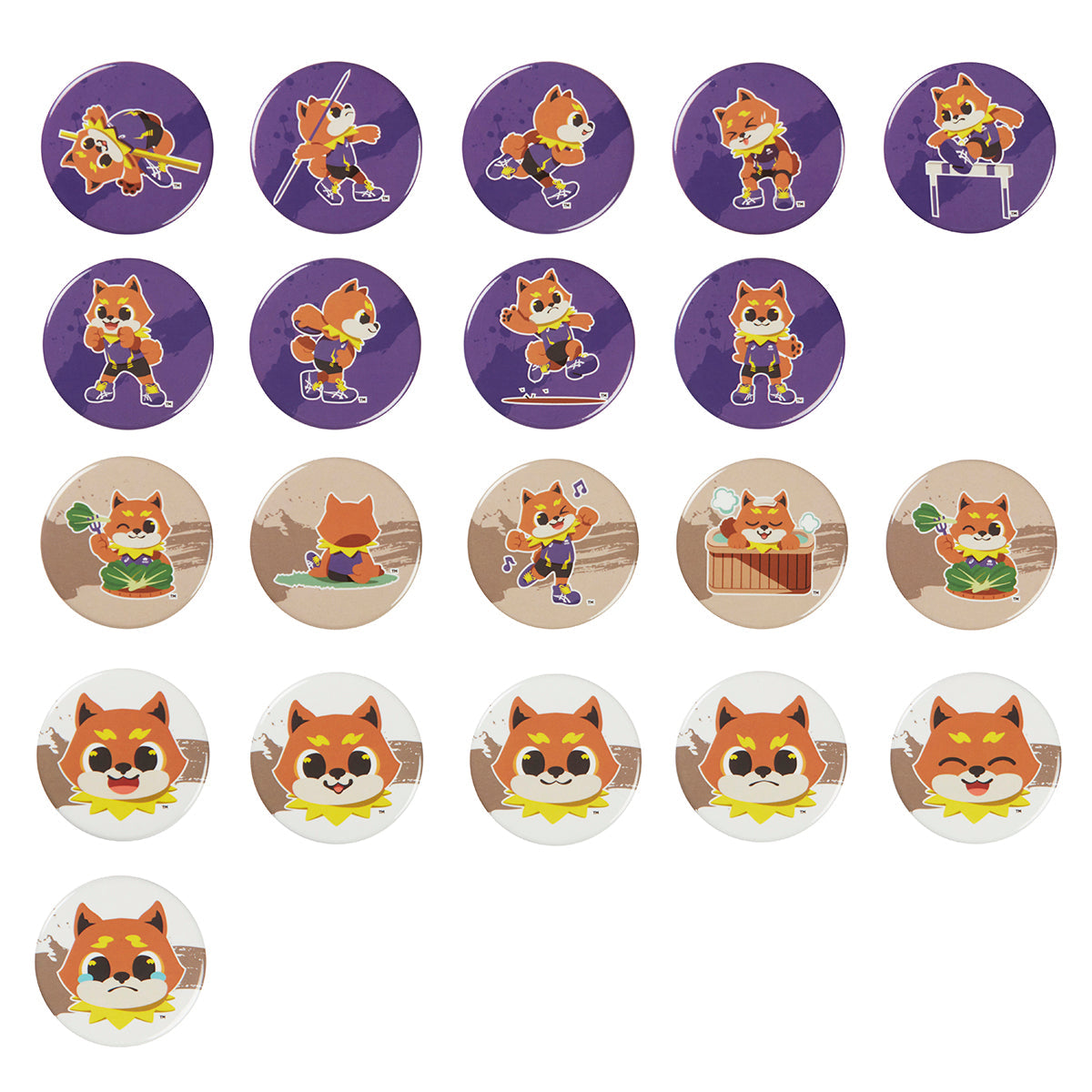 WCH TOKYO 25 Can Badge Mascot 01