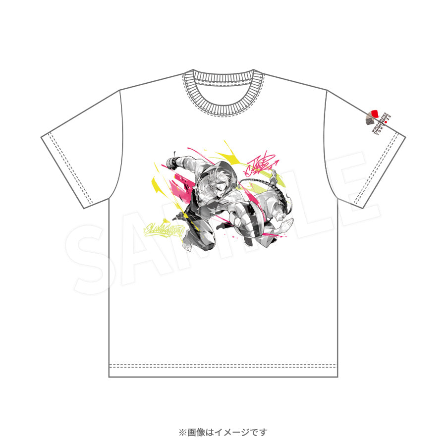 WCH TOKYO 25 Tシャツ ホワイト(ストリートファイター6 ルーク&ジェイミー )