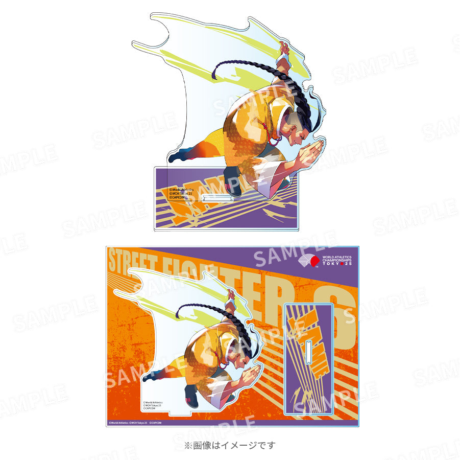WCH TOKYO 25 Acrylic Keychain Logo 01 Edo Purple
