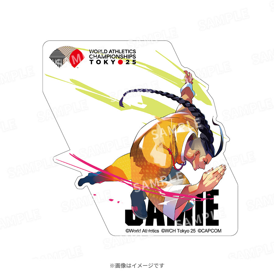 激レア 世界陸上東京 WHC TOKYO ２５ジャガードフェイスタオル ロゴ １ WCH TOKYO 25 フェイスタオル（ストリートファイター6 ルーク