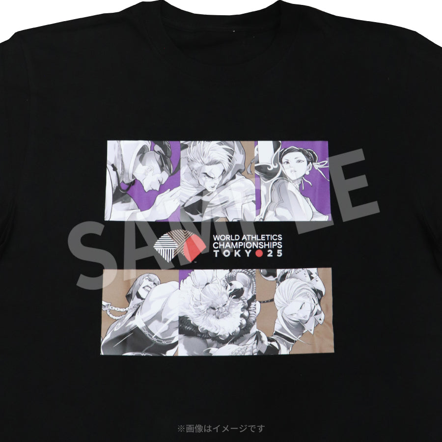 WCH TOKYO 25 集合Tシャツ ブラック（ストリートファイター6）