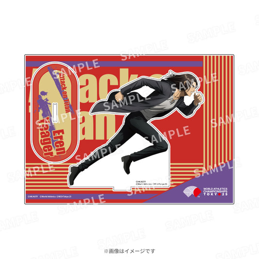 WCH TOKYO 25 Acrylic Keychain Logo 01 Edo Purple