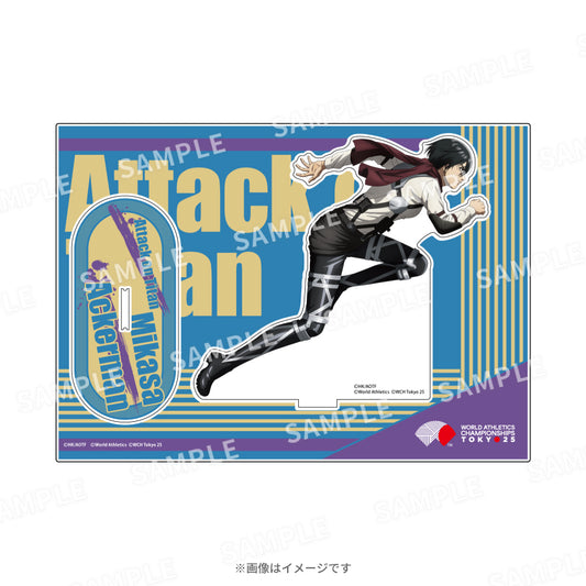WCH TOKYO 25 Acrylic Keychain Logo 01 Edo Purple