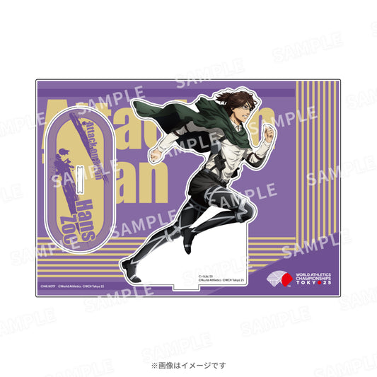 WCH TOKYO 25 Acrylic Keychain Logo 01 Edo Purple