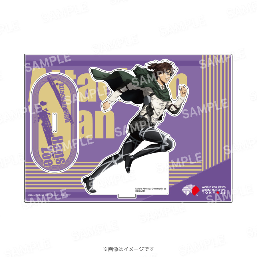 WCH TOKYO 25 Acrylic Keychain Logo 01 Edo Purple