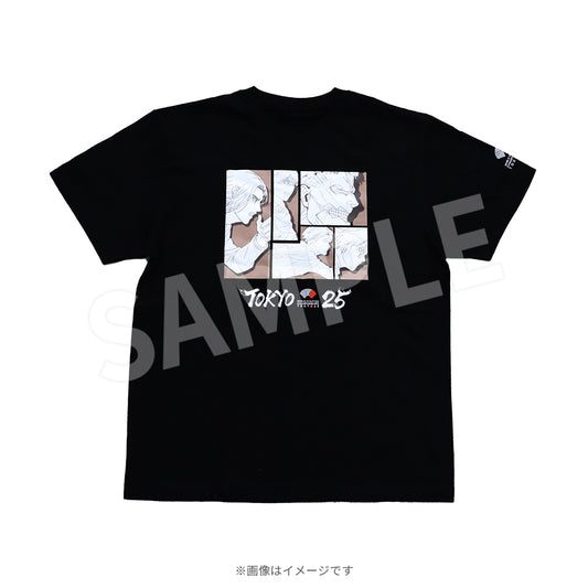 WCH TOKYO 25 集合Tシャツ ブラック（進撃の巨人）