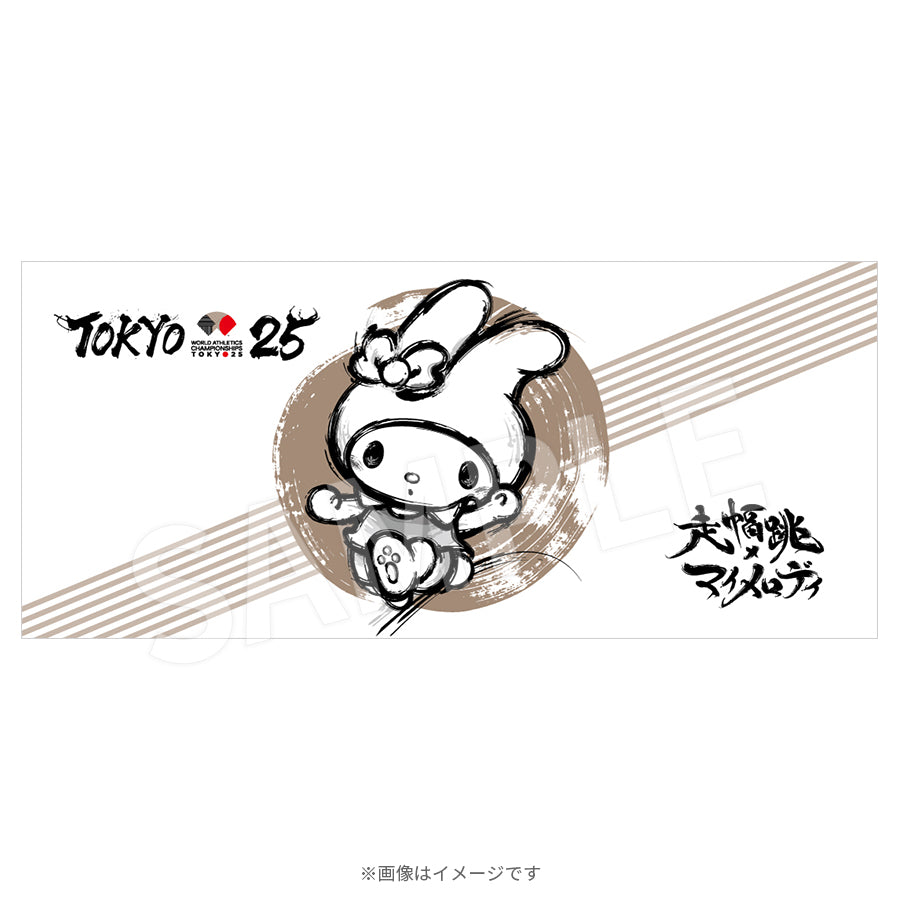 WCH TOKYO 25 フェイスタオル（サンリオキャラクターズ マイメロディ）
