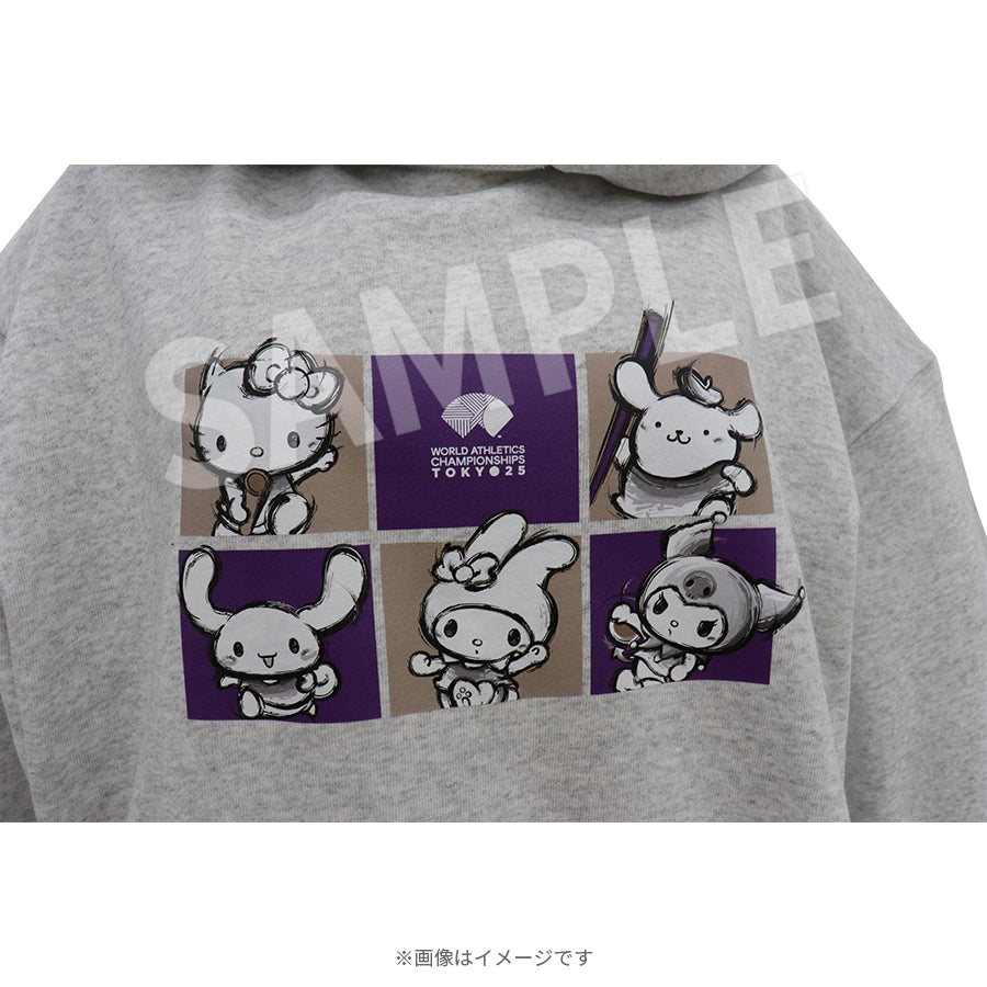 WCH TOKYO 25 パーカー グレー（サンリオキャラクターズ