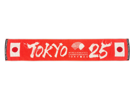 激レア 世界陸上東京 WHC TOKYO ２５ジャガードフェイスタオル ロゴ １ 激レア 世界陸上東京 WHC TOKYO 25ジャガードフェイスタオル