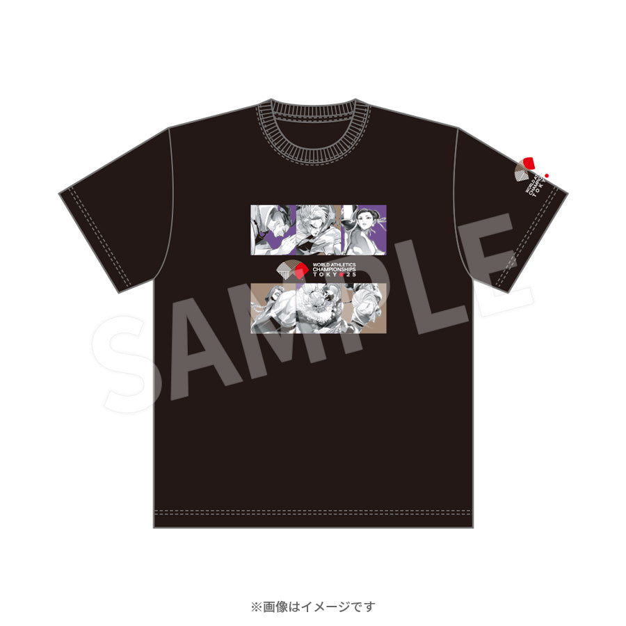 WCH TOKYO 25 集合Tシャツ ブラック（ストリートファイター6）