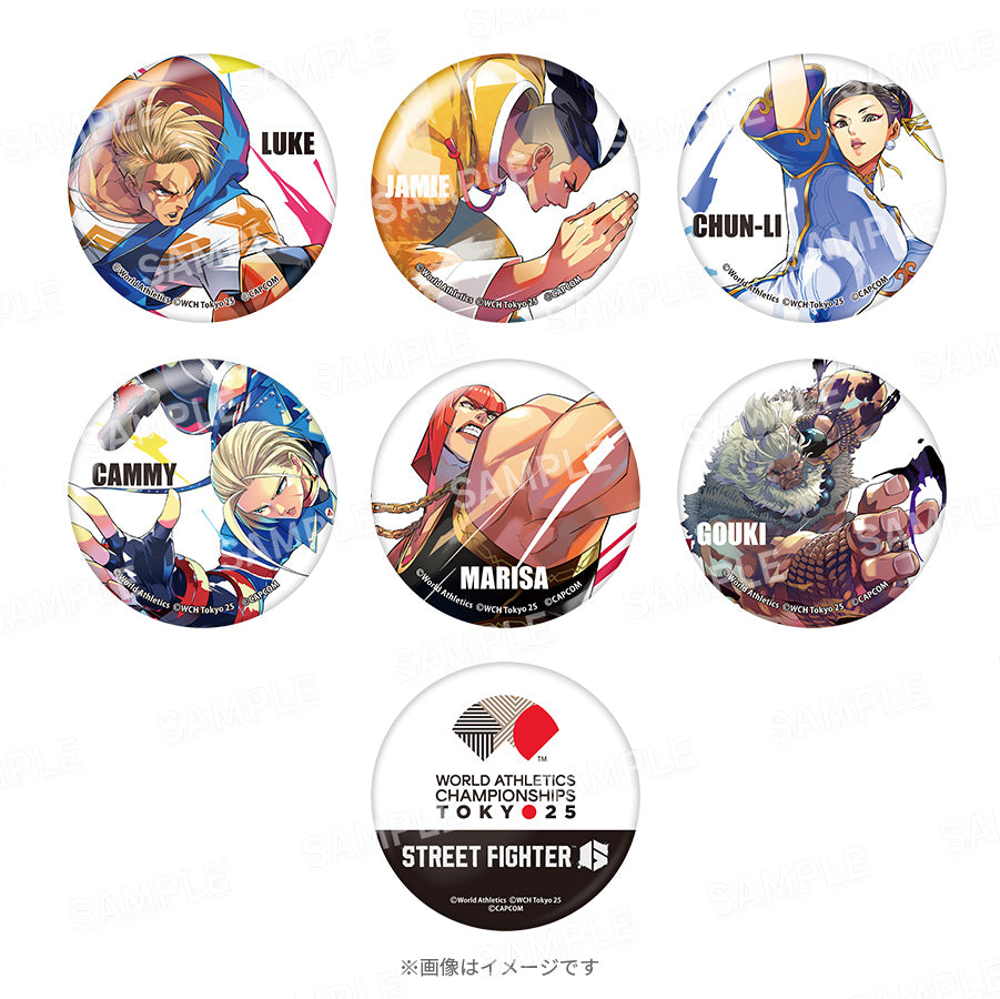 WCH TOKYO 25 缶バッジ7個セット（ストリートファイター6）