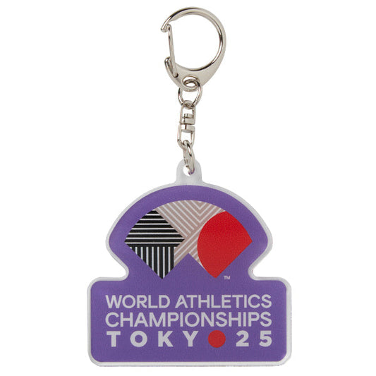 WCH TOKYO 25 アクリルキーホルダー ロゴ 01 江戸紫