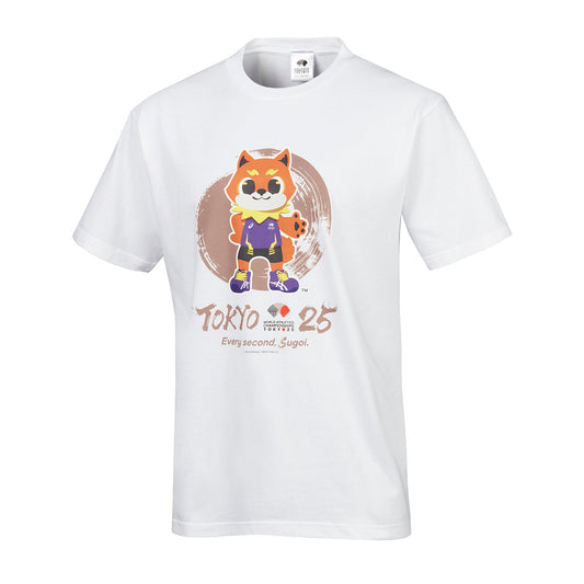 WCH TOKYO 25 Tシャツ マスコット 01 ホワイト