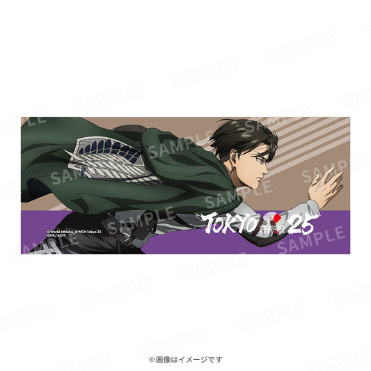 WCH TOKYO 25 フェイスタオル（進撃の巨人 リヴァイ）