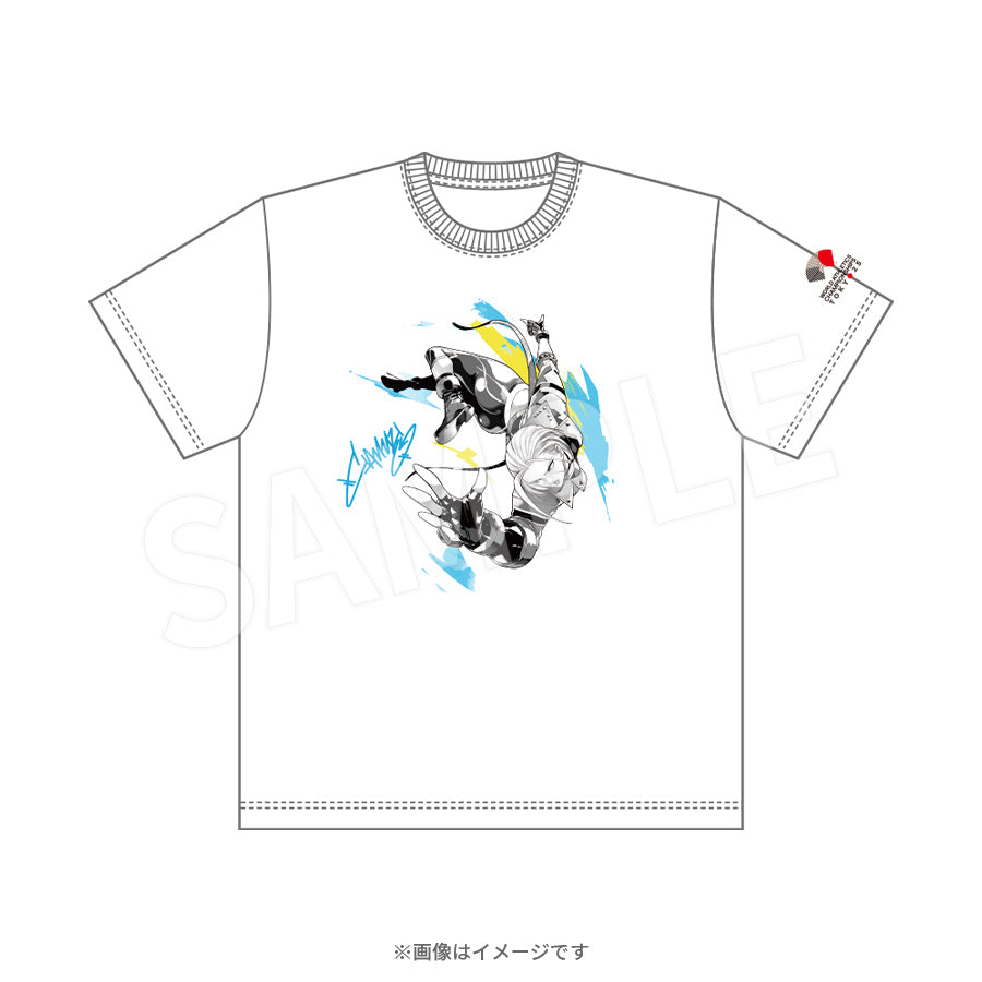 WCH TOKYO 25 Tシャツ ホワイト（ストリートファイター６　キャミィ）
