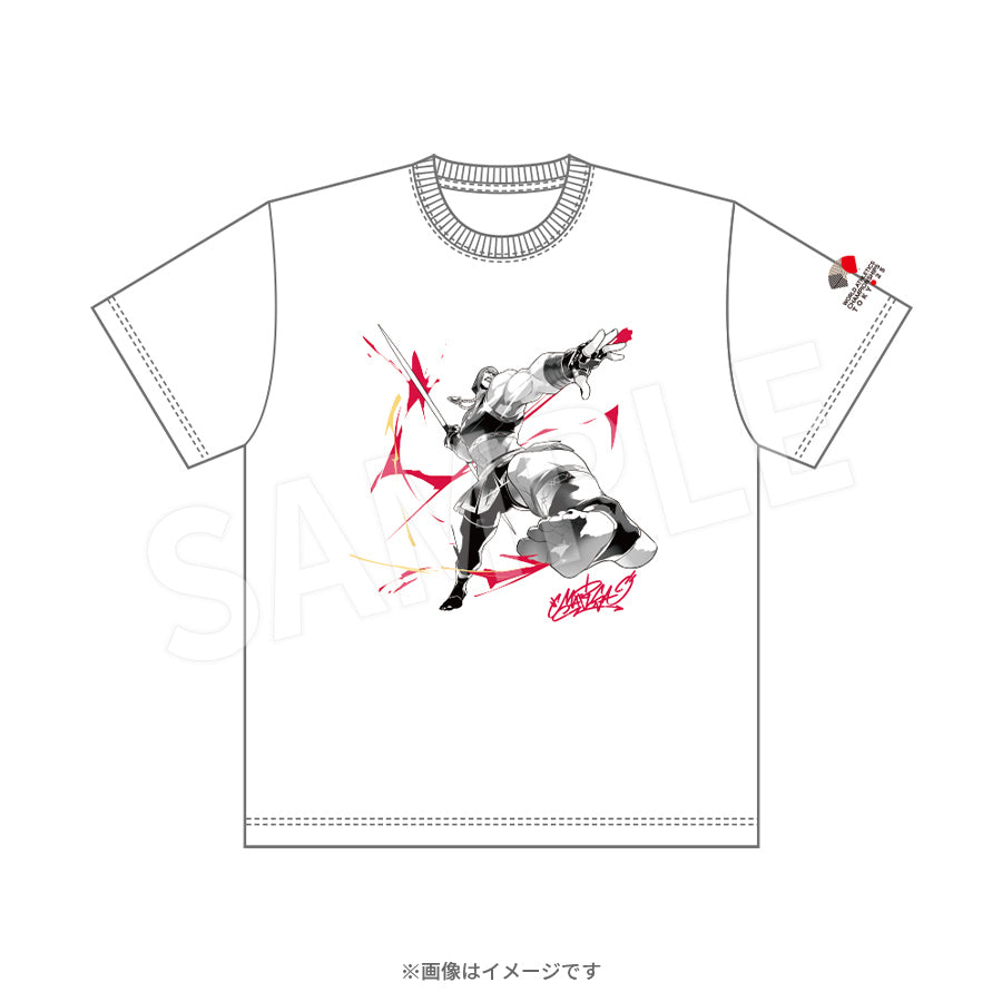 WCH TOKYO 25 Tシャツ ホワイト（ストリートファイター６ マリーザ）