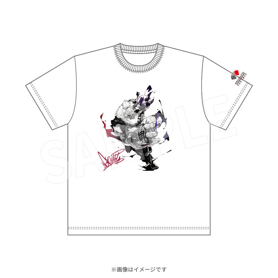 WCH TOKYO 25 Tシャツ ホワイト（ストリートファイター６ 豪鬼）